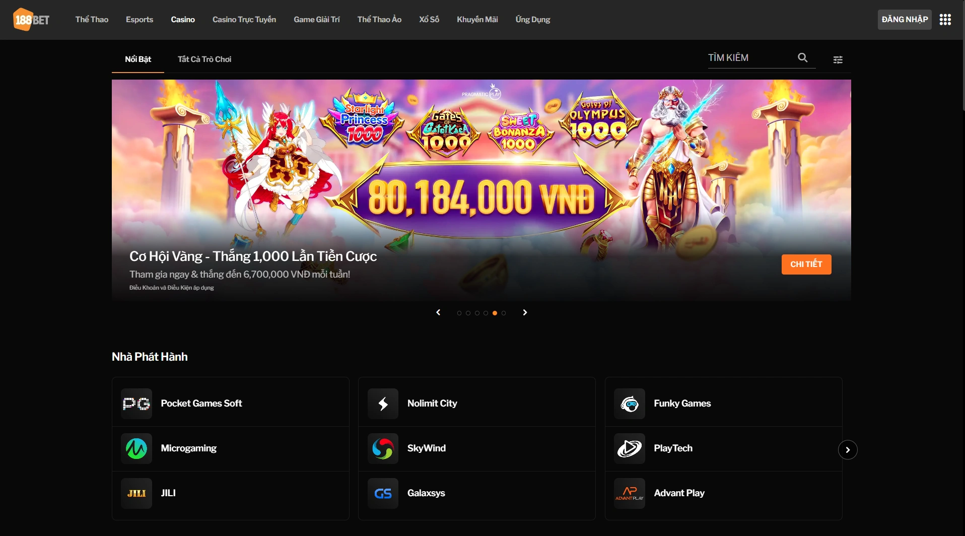 Games available at 188BET Games available at 188BET